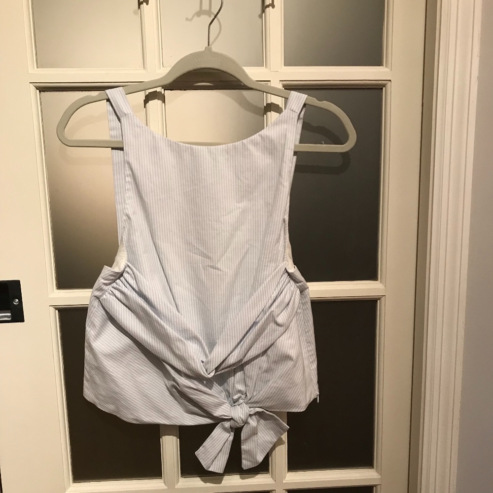 Zara flirty, striped tank top